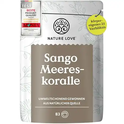 Calcium Nature Love ® Sango Meereskoralle, 250g Pulver