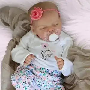 Reborn-Puppe JIZHI Reborn Baby 17 Zoll Handgefertigt