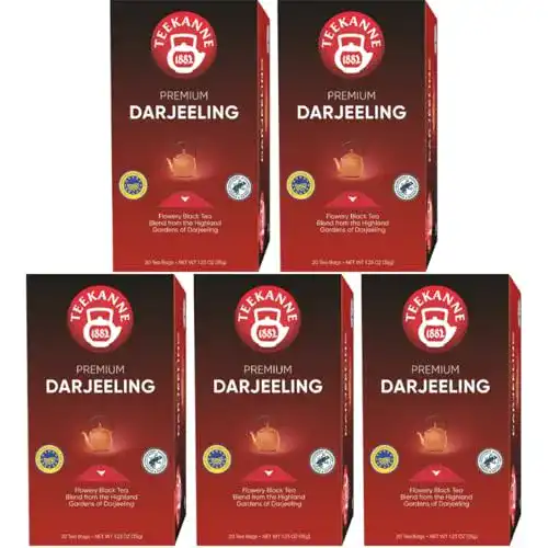 Teekanne-Tee Teekanne Premium Darjeeling, 5er Pack