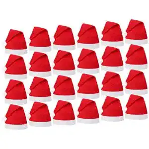 Weihnachtsmütze Alsino 24 Stück (wm-32) Nikolausmütze