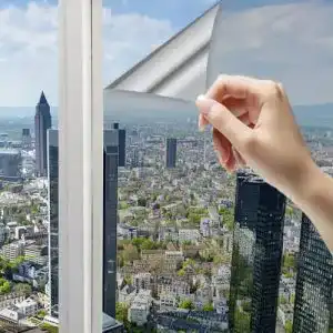 Spiegelfolie All–In Sonnenfolie Fensterfolie Selbsthaftend