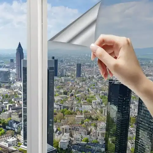 Spiegelfolie All–In Sonnenfolie Fensterfolie Selbsthaftend