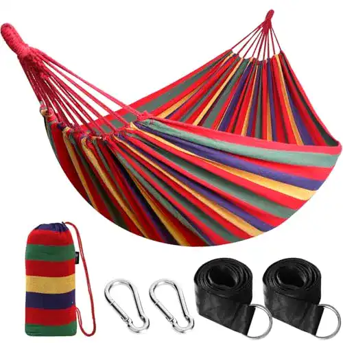 Hängematte ANYOO Outdoor Baumwolle 210 x 150 cm