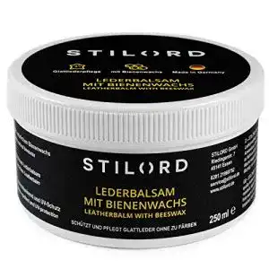 Schuhwachs STILORD Lederfett Farblos Bienenwachs Balsam