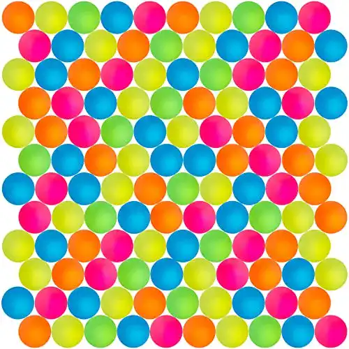 Flummis THE TWIDDLERS 120 Mini Neon Gummibälle