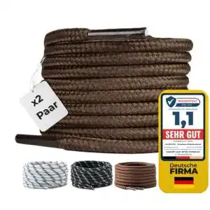 Schnürsenkel für Wanderschuhe LaceHype 2 Paar Braun, 130