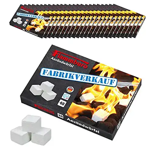 Anzünder FLAMMBURO 1152 Stück Anzündwürfel Paraffin