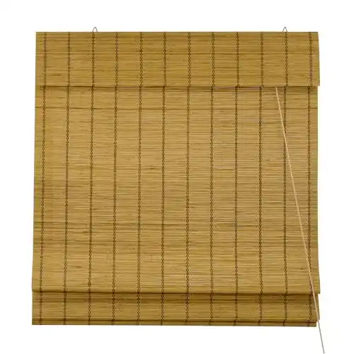 Raffrollo Victoria M. Bambus 120 x 160 cm in Braun, Sichtschutz