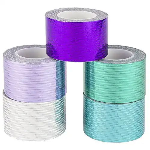 Klebeband Ideen mit Herz Deko-, 30mm x 5m, 5 Rollen Washi Tape