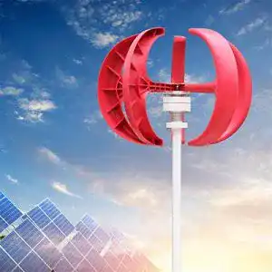 Windkraftanlage YIYIBY 600W 24V Windrad Garten 5 Blätter Kit