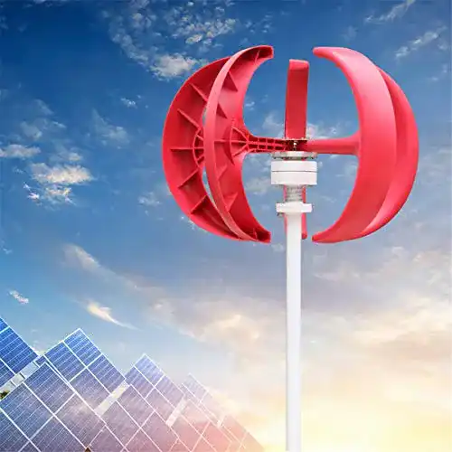 Windkraftanlage YIYIBY 600W 24V Windrad Garten 5 Blätter Kit