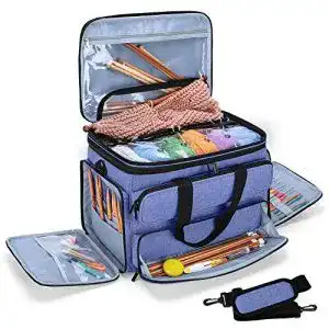 Stricktasche Yarwo zur Aufbewahrung von Wolle, Häkel