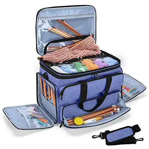 Die beste Stricktasche Yarwo zur Aufbewahrung von Wolle, Häkel 2026 Test Bestseller Stricktasche Yarwo zur Aufbewahrung von Wolle, Häkel