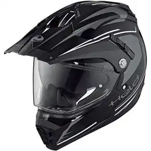 Crosshelm mit Visier Held Alcatar Endurohelm Dekor