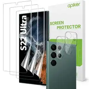 Samsung-Galaxy-S22-Ultra-Schutzfolie apiker 3+2 Stück Schutzfolie