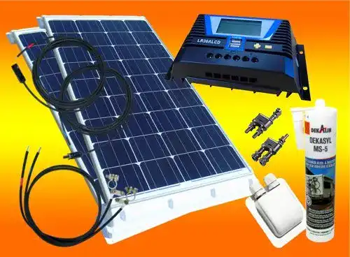Solaranlage Wohnmobil bau-tech Solarenergie 200Watt WoMo