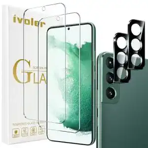 Samsung-Galaxy-S22-Plus-Panzerglas ivoler 2 Stück Schutzfolie
