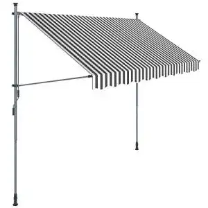 Klemmmarkise SONGMICS, 300 cm, Balkonmarkise, mit Gestell