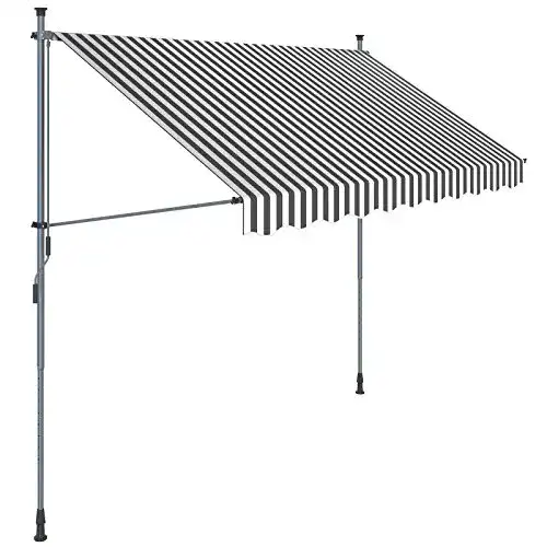 Klemmmarkise SONGMICS, 300 cm, Balkonmarkise, mit Gestell