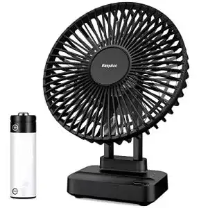 USB-Ventilator EasyAcc Tischventilator Akku, 6700mAh Ventilator
