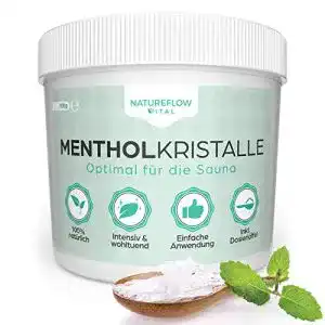Mentholkristalle (Sauna) NATUREFLOW Mentholkristalle Sauna 100g