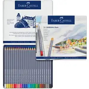 Aquarellstifte Faber-Castell 114624 Goldfaber, 24er Metalletui