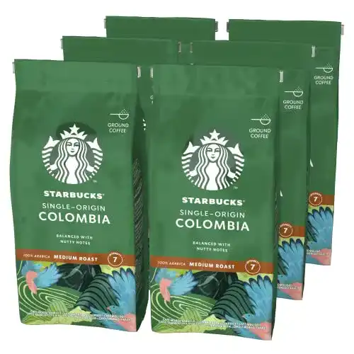 Die beste Starbucks-Kaffee STARBUCKS Single-Origin Colombia 6 x 200g 2026 Test Bestseller Starbucks-Kaffee STARBUCKS Single-Origin Colombia 6 x 200g