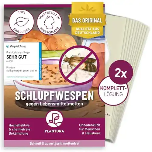 Schlupfwespen gegen Motten Plantura Schlupfwespen