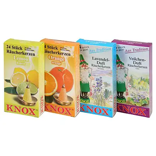 Knox-Räucherkerzen Knox Räucherkerzen 4er Set Frühlingsdüfte