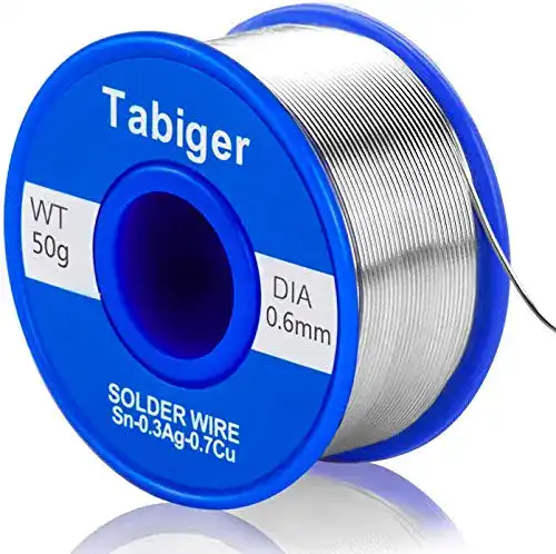 Lötzinn TABIGER Lötdraht, 0,6 mm bleifreier Lötdraht, 50 g