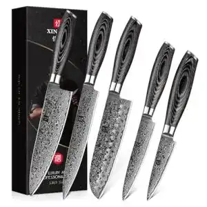 Xinzuo-Messer XINZUO 5er Damastmesser Set, 67 Schichten