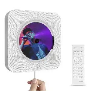CD-Player Wandmontage Loacy Tragbarer CD Player mit Bluetooth