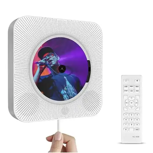 Die beste CD-Player Wandmontage Loacy Tragbarer CD Player mit Bluetooth 2026 Test Bestseller CD-Player Wandmontage Loacy Tragbarer CD Player mit Bluetooth