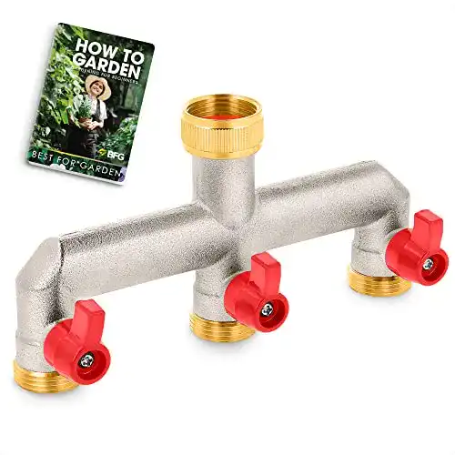 Wasserverteiler BFG Dreiwege-Verteiler mit 3/4 Zoll Wasserhahn