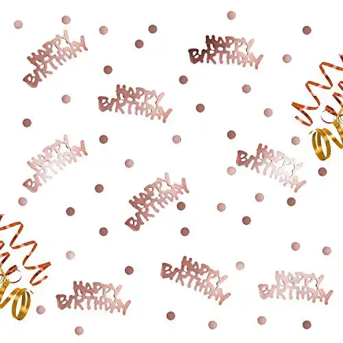 Die beste Konfetti Oblique-Unique ® Happy Birthday Roségold mit Punkten 2026 Test Bestseller Konfetti Oblique-Unique ® Happy Birthday Roségold mit Punkten