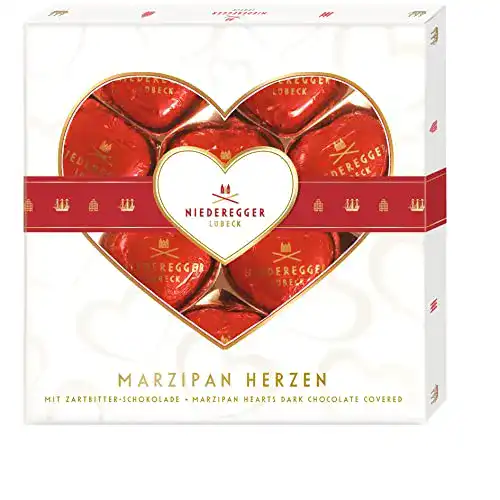 Pralinen Niederegger Marzipan Herzen, (1 x 125 g)