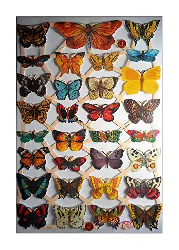 Glanzbilder Glanzbilder Schmetterling EF 7336 Oblate Posiebilder