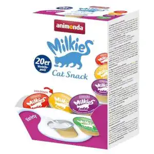 Katzenmilch animonda Milkies Mix Variety, portioniert, 4 x 20 Cups