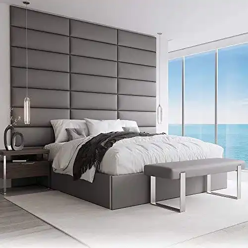 Bett-Kopfteil VANT Gepolsterte Kopfteile Accent Wall Panels, 4er