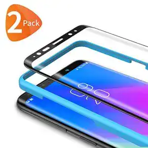 Samsung-Galaxy-S9-Plus-Panzerglas Bewahly 2 Stück 3D Curved