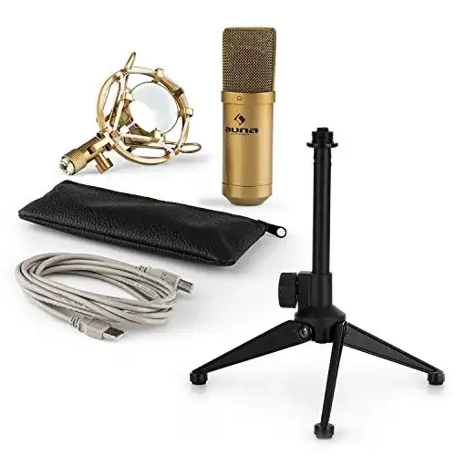 Die beste auna-Mikrofon auna MIC-900G USB Mikrofon-Set V1, rutschfest 2026 Test Bestseller auna-Mikrofon auna MIC-900G USB Mikrofon-Set V1, rutschfest
