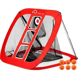 Golf-Übungsnetz FINGER TEN Golf Übungsnetz Driving Chipping Netz Quad Indoor Outdoor Garten Mit 6 Golf Übungsbälle