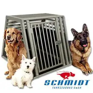 Hundetransportbox Alu Schmidt-Box Hundebox Einzelbox Alu UME