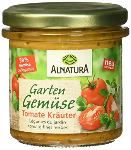 Bio-Brotaufstrich Alnatura Bio Aufstrich Gartengemüse 6 x 135 g