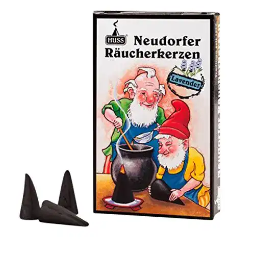 Huss-Räucherkerzen Huss Lavendel Räucherkegel Neudorfer