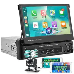 Autoradio-1-DIN-mit-Bildschirm Hodozzy, mit Carplay, 7 Zoll