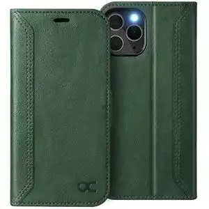 iPhone-12-Pro-Max-Hülle OCASE Retro Hülle Tasche PU Leder Flip