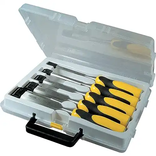 Stechbeitel Stanley Dynapgrip -Set 5-teilig, 6/12/18/25/32 mm
