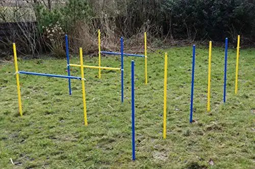 Slalomstange Wuzzmann Trading AGILITY-ÜBUNGS-HÜRDEN/SLALOM-STANGEN-SET