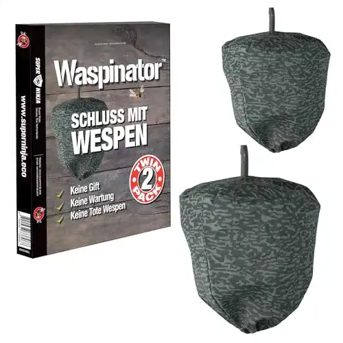 Wespennest-Attrappe Waspinator Wespenschutz, 2 Stück